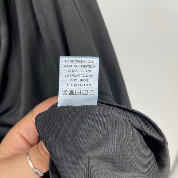 superdown | NWT Sarah Cut Out Dress in Black Jersey Cut Out Long Sleeve Mini XL - Picture 12 of 12